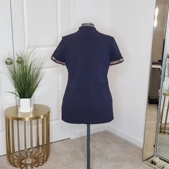 Burberry Polo Shirt XL Blue - Picture 4 of 9